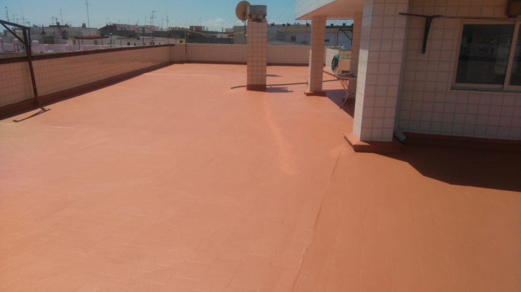 Impermeabilización de terrazas con caucho en Valencia